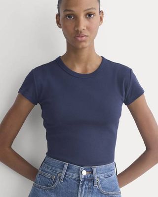 RetroSoft Cotton Crew | Navy