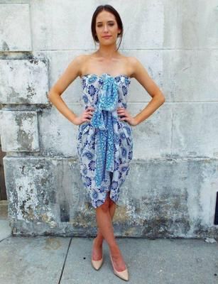Mom's Favorite Blue Sarong