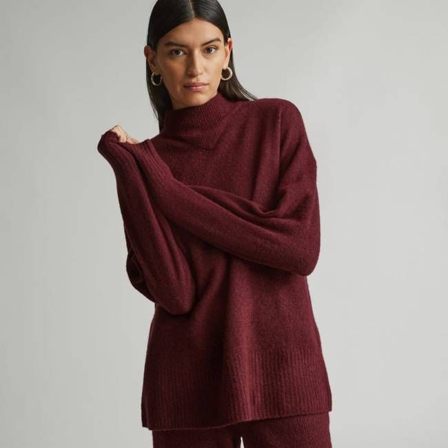 The Cozy-Stretch Pullover | Brandy
