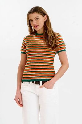 PENELOPE Organic Cotton Knit Tee - Earth