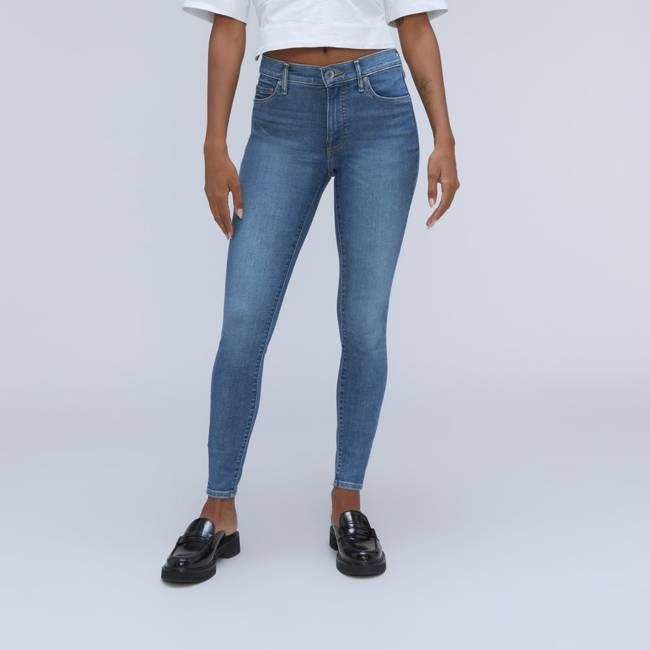 The Mid-Rise Skinny Stretch Jean | Atlantic Wash
