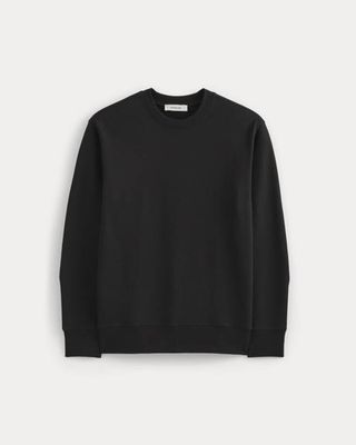 Lightweight Terry Sweatshirt | Black