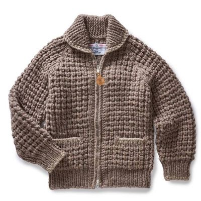 The Seawall Hand-Knit Sweater in Heather Sable