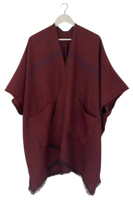 NEW! Wool Poncho Trudi Chilli