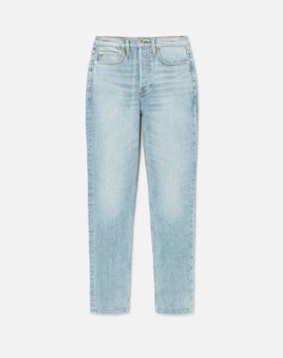 Comfort Stretch High Rise Ankle Crop - Costa Indigo