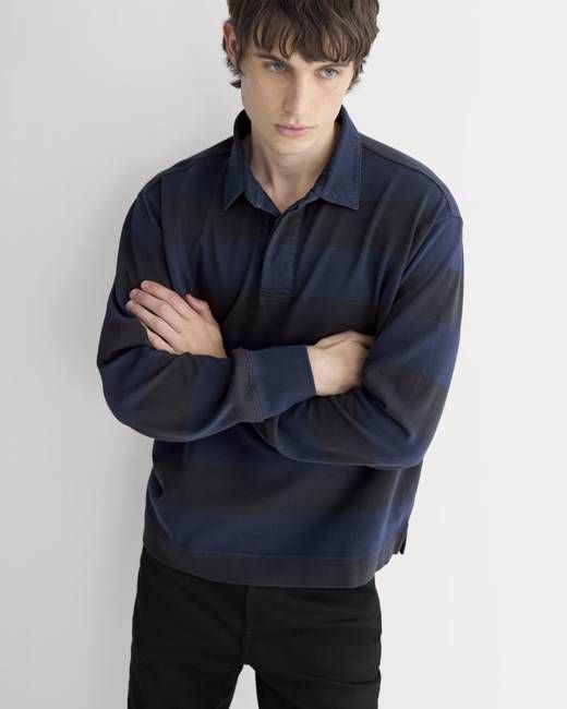 Vintage Rugby Pullover | Navy / Black