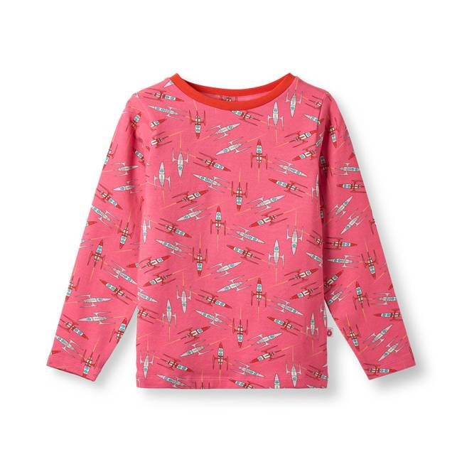 Gala long-sleeved top with rockets