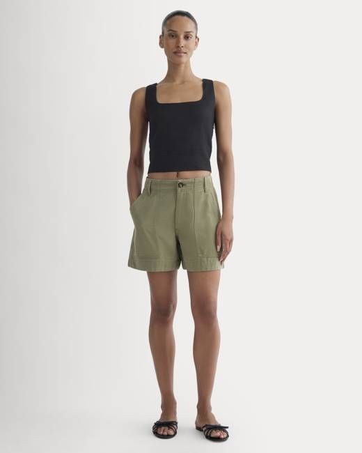 The Utility Short in Buttersoft | Lichen Green