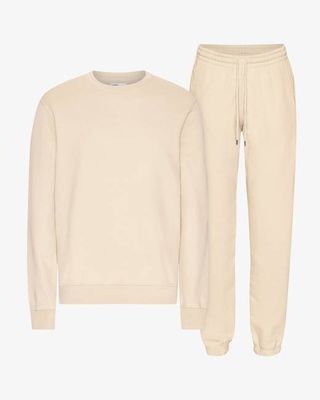Organic Classic Sweatsuit - Ivory White