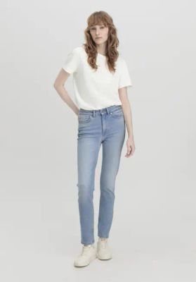 LINN High Rise Slim Jeans aus Bio-Denim
