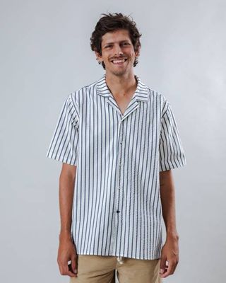 Sailor Aloha Shirt Blue