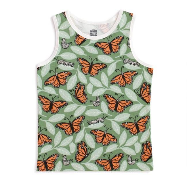 Tank Top - Monarchs Dark Green