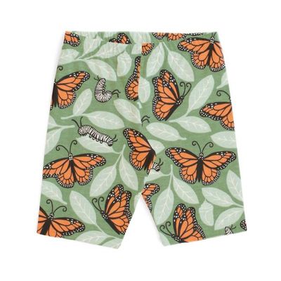 Bike Shorts - Monarchs Dark Green