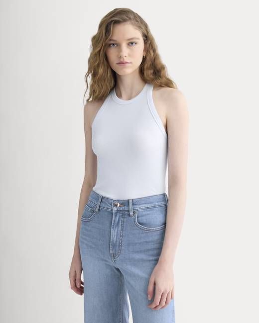 Luxe Rib Racerback Tank | Skywriting