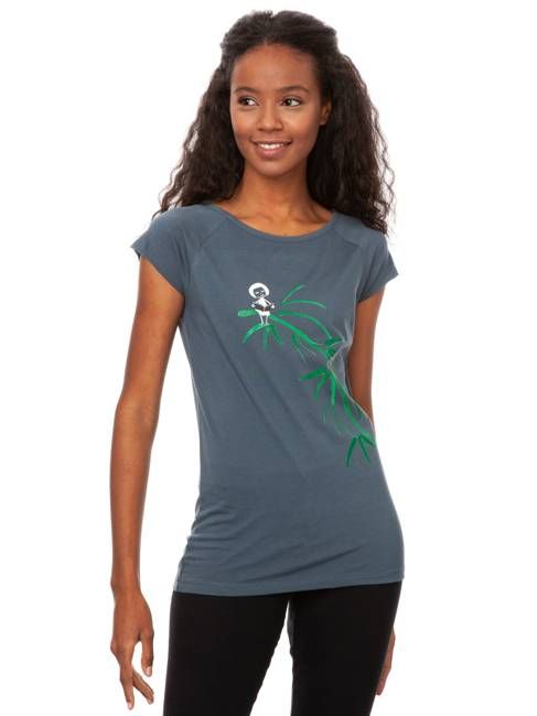 Reading Girl Cap Sleeve thundercloud size XS