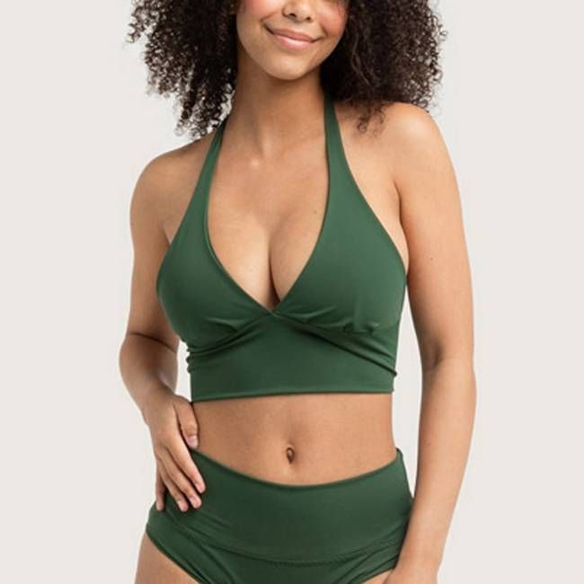 Recycling Bikinitop Fjordella oliv - kaufen