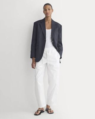 Pull-On Balloon Pant | White