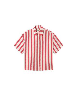 Seersucker striped Anna blouse