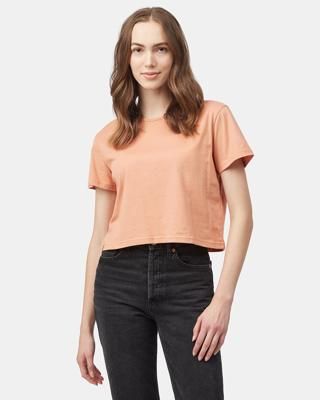 Organic Cotton Relaxed Cropped T-Shirt