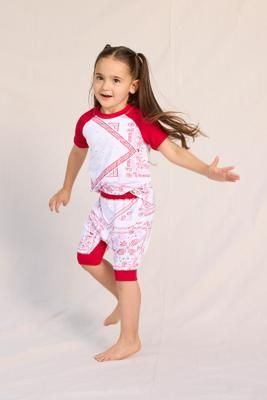Kids T-Shirt + Sleep Short PJ Set