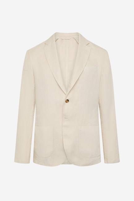 WHITE HEMP RAMA BLAZER