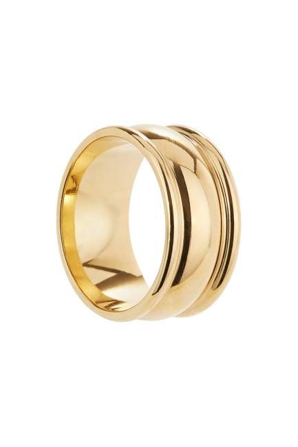 Gold Barrel Ring