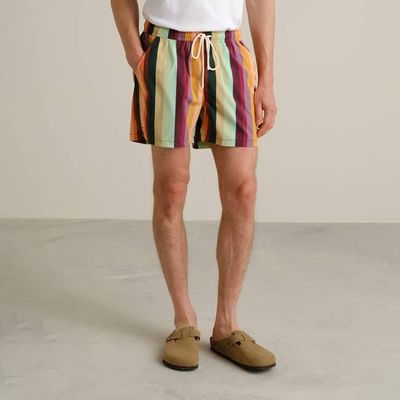 DEDICATED - Swim Shorts Birka Sunset Stripe