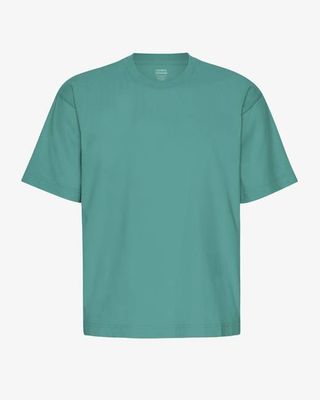 Oversized Organic T-Shirt - Pine Green