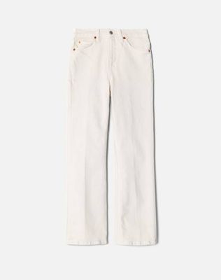 Comfort Stretch 70sCrop Boot - White
