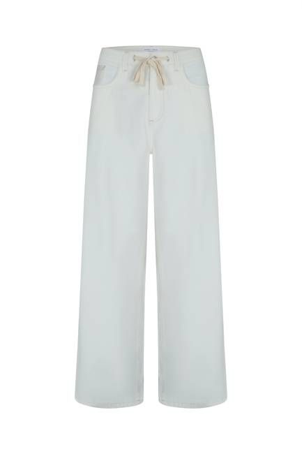 Blake Low Rise Jean in Herringbone Ecru
