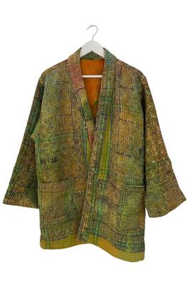Vintage Ajrakh Print Jacket No. 3 Jodhpur Edit