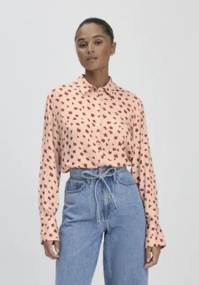 Print blouse Relaxed made of pure LENZING™ ECOVERO™ viscose