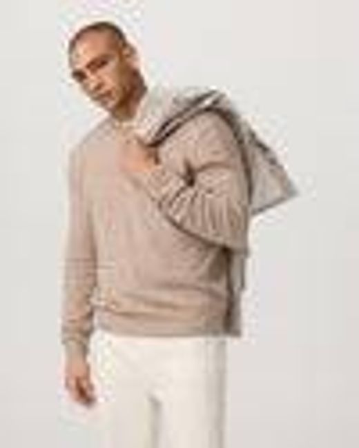 Berik Cashmere Sweater | Men's Oatmeal Heather Sweater | Vuori