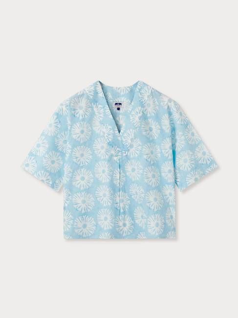 Womens Coral Dandy Thatch Cotton Top