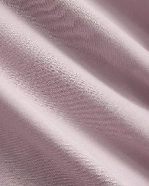 Strapless Dress in Stretch Linen | Burnished Lilac