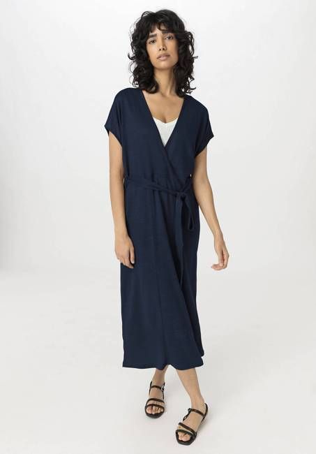 Jersey dress Midi Relaxed made of pure linen