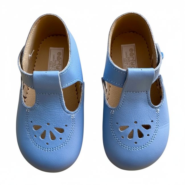 Britannical x Early Days - Robin Pre-Walker Baby Shoes - Porcelain Blue