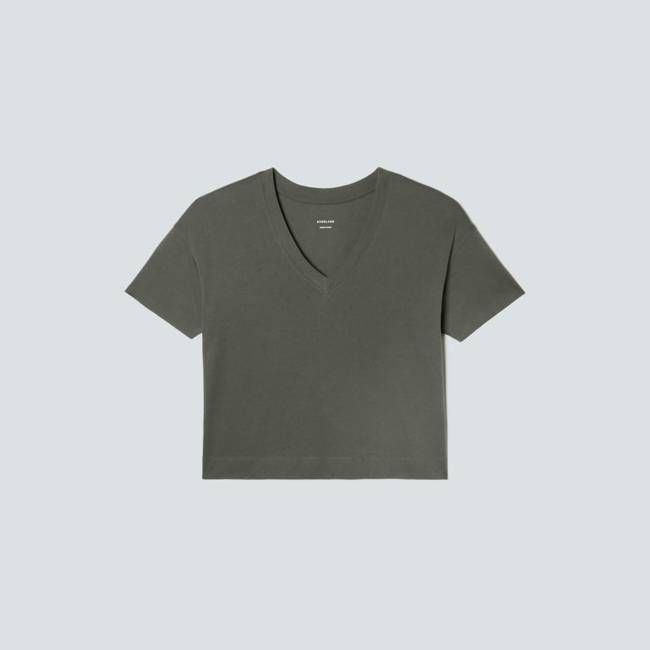 The Organic Cotton Slouchy V-Neck | Kambaba