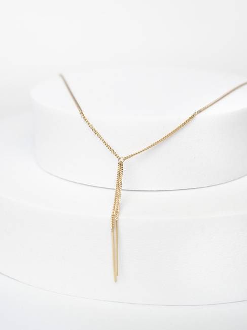 Kette in Y-Form GOLD - Fejn