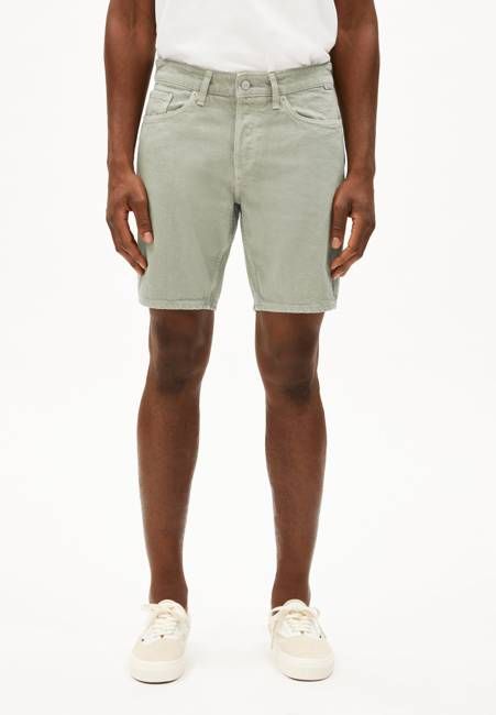 AARVO DENIM SHORT | seagreen
