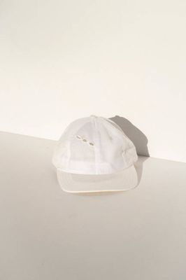 Ball Cap - White Vintage Tablecloths #6