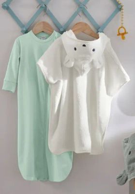 terry cloth poncho made of pure organic cotton