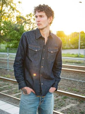 Gunnar Denim Shirt Dry Streaky regular shirt | Nudie Jeans