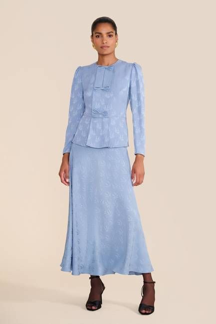 Arabella Floral Jacquard Skirt