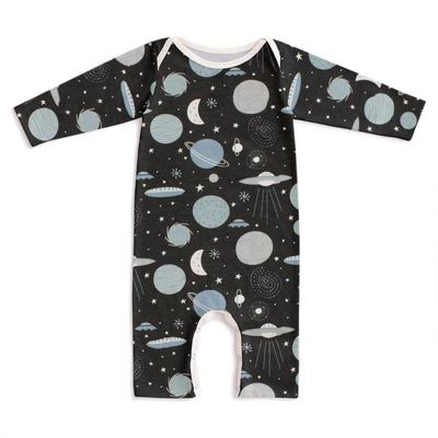 Long Sleeve Romper - Space Charcoal