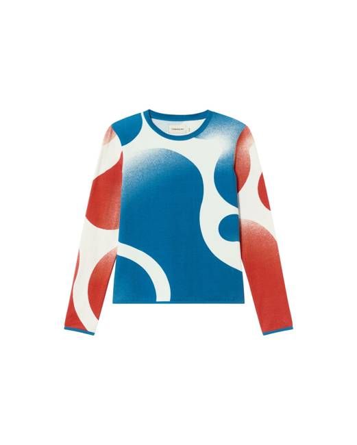 Multicolor spray Brisa top