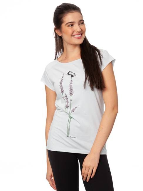 Saxofonmädchen Cap Sleeve sky blue