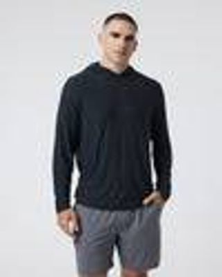 Strato Tech Hoodie | Men's Black Workout Hoodie | Vuori