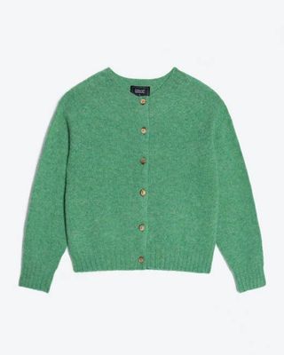Lowie Mint Brushed Boxy Cardigan
