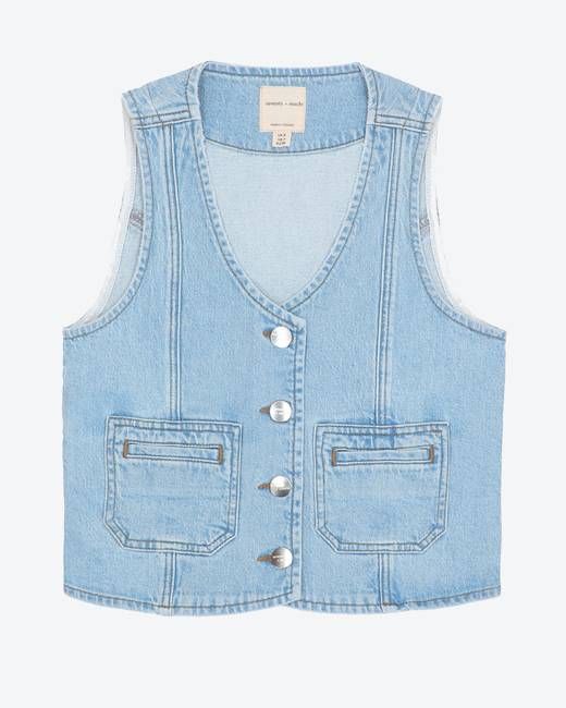 Seventy + Mochi Ocean Blue Bea Waistcoat